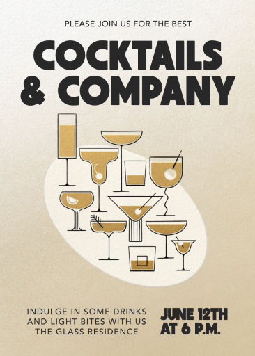 Groovy Cocktails - Invitation by Paperless Post
