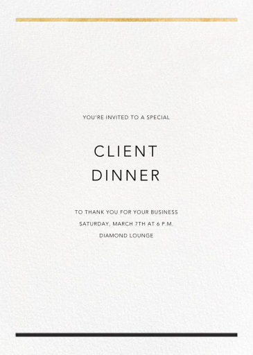 Minimal Foil Border by Paperless Post