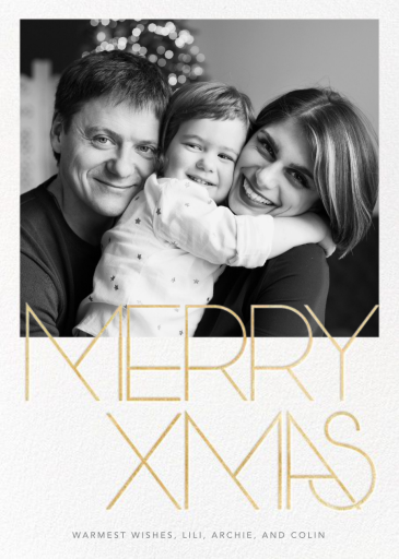 Avant-Garde Christmas - Greeting Card by Paperless Post