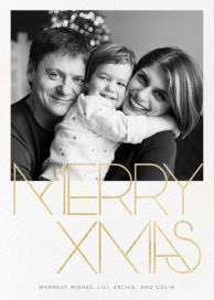 Avant-Garde Christmas - Christmas Card by Paperless Post