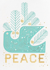 Deco Dove - Holiday Card by Hello!Lucky