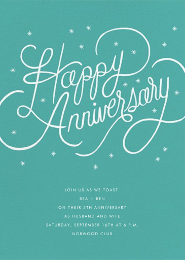 Starlit Anniversary - Anniversary Invitation by Rifle Paper Co.