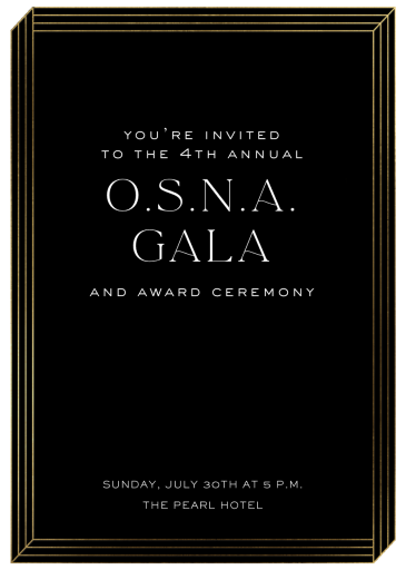 Dimensional - Gala Invitation by Paperless Post
