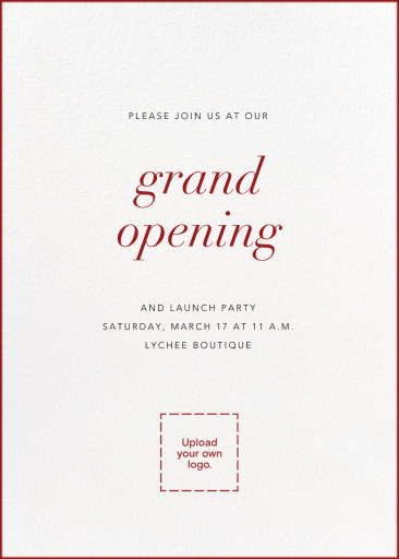 Ivory Stained Edge - Launch Party Invitation by Paperless Post