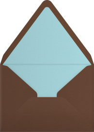 Geometric Herringbone Outline Invitation Envelope