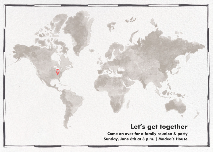 Meridian - Family Reunion Invitation by Paperless Post