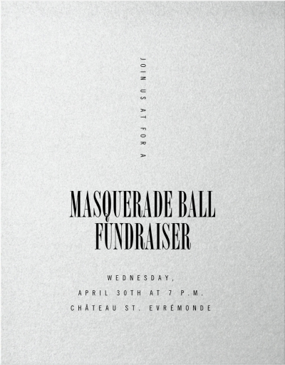 Regine - Fundraiser Invitation by Paperless Post