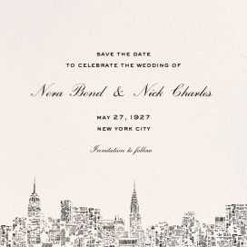 City Lights - Save the Date by kate spade new york