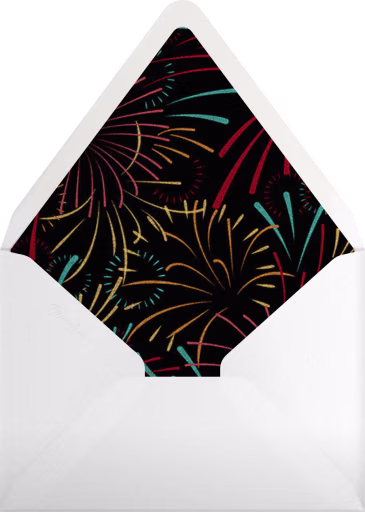 Skybursts - Paperless Post Envelope