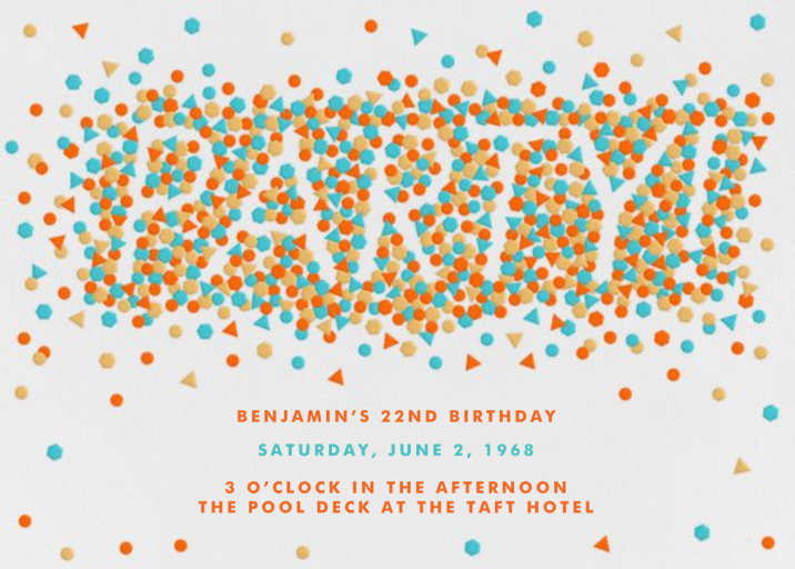 This Party's Shaping Up by Paperless Post