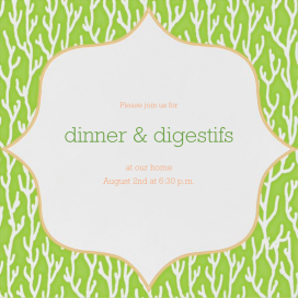 Coral Pattern by Paperless Post