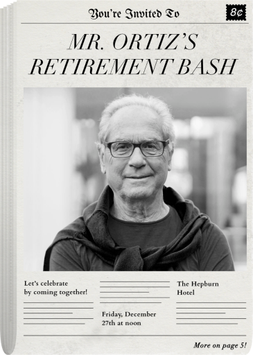 Cover Story - Celebration Invitation by Paperless Post