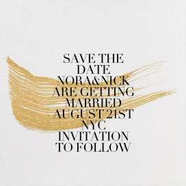 Genius - Save the Date by Kelly Wearstler