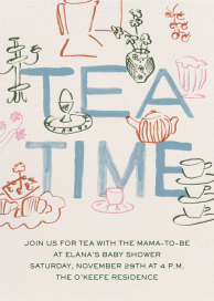 Garden Tea Delight - Baby Shower Invitation by Phthalo Ruth