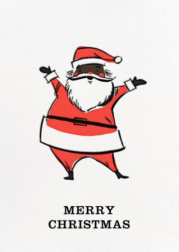 Retro Santa (Greeting) by Hello!Lucky