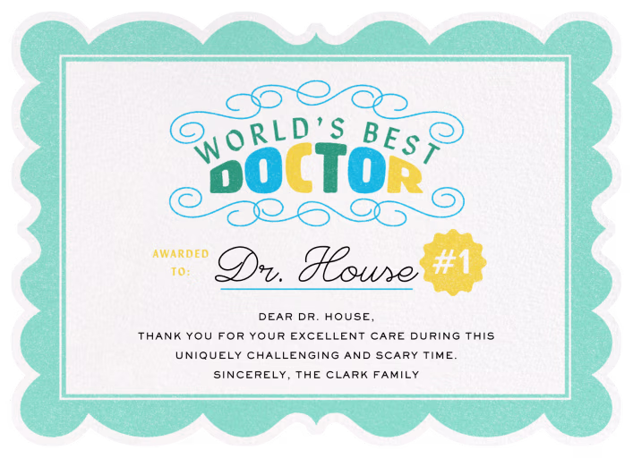 Certified - Thank You Card by Paperless Post