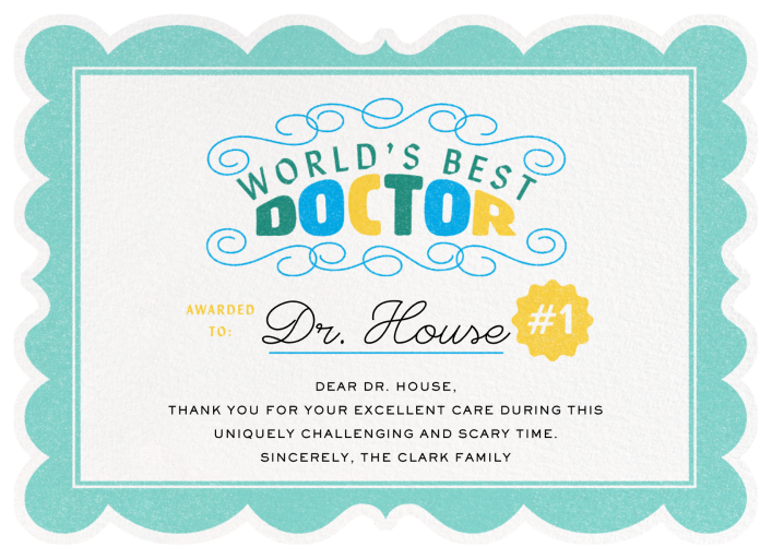 Certified - Thank You Card by Paperless Post