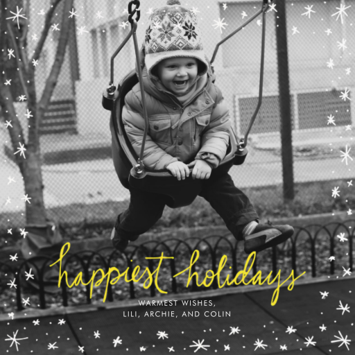 Holiday Wink - Holiday Card by Linda and Harriett