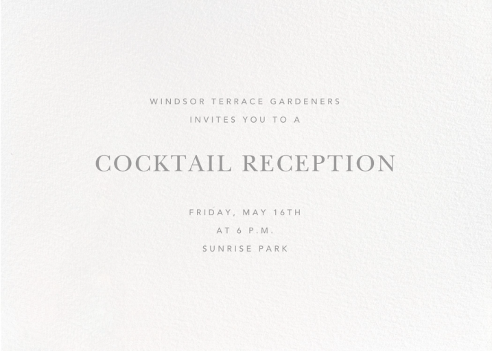 Wilcox - Cocktail Party Invitation by Paperless Post