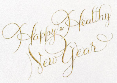 Healthy Year - New Year's Card by Bernard Maisner