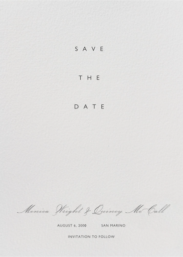 Simply Said - Save the Date by Paperless Post