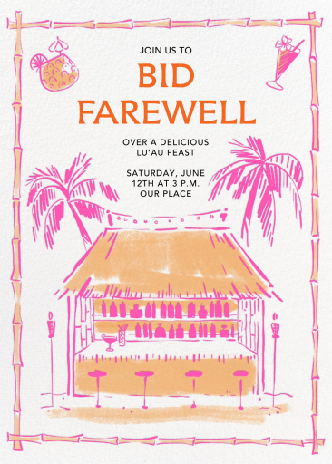 Tiki Bar - Celebration Invitation by Paperless Post