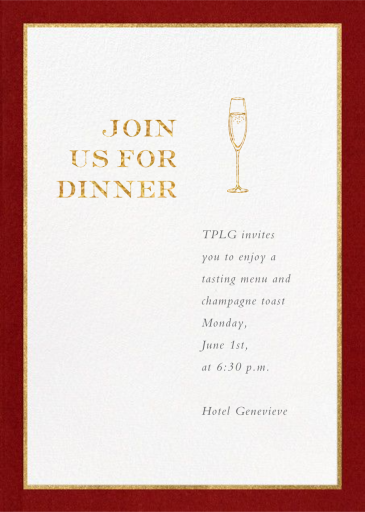 Oro (Tall) by Paperless Post