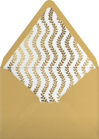 Gold Leaves Photo - Paperless Post Envelope