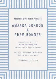 Seersucker Stripe - Printable Invitation by kate spade new york