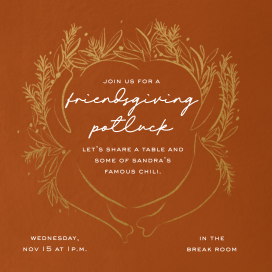 Turkey for You - Thanksgiving Invitation by Paperless Post