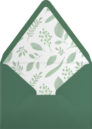 Bridal Sprigs - Paperless Post Envelope
