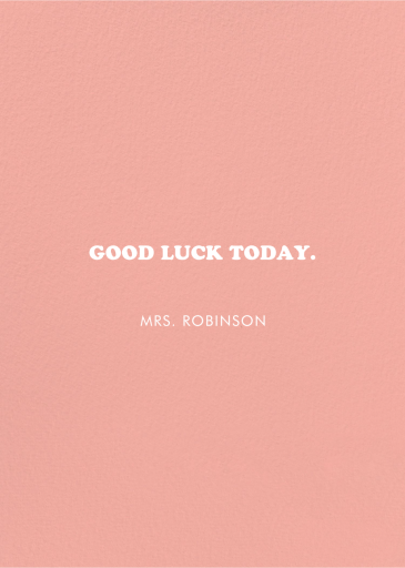 Fly Rye - Greeting Card by Party Mountain - Back