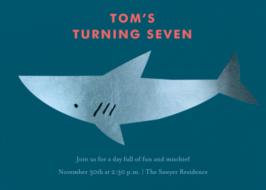 Fintastic - Birthday Invitation by Meri Meri