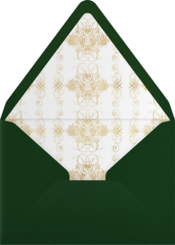 Hand Painted Bird of Paradise - Bernard Maisner Envelope