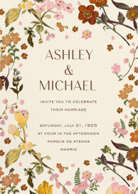 Botanical Garden - Wedding Invitation by Liberty