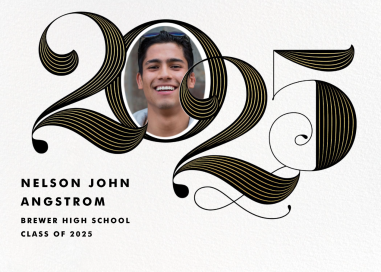 Date with Destiny - Graduation Announcement by Paperless Post