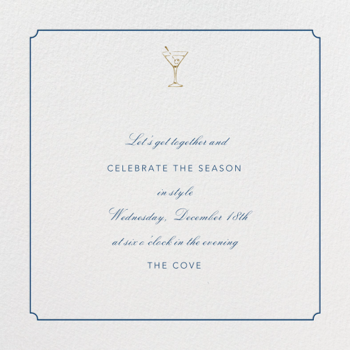 Indented Rounded Corners - Corporate Holiday Party Invitation by Paperless Post
