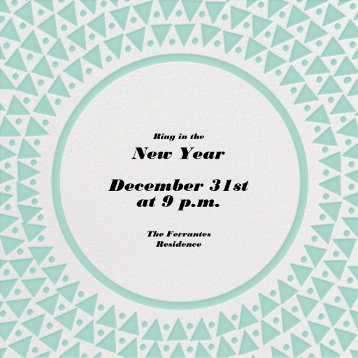 Radial Triangles - Invitation by Paperless Post