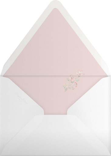 Giraffe & Carriage Floral Invitation Envelope