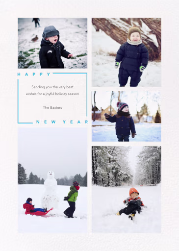 Minimalist - New Year's Card by Paperless Post