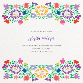 Oaxacan Flowers by Paperless Post