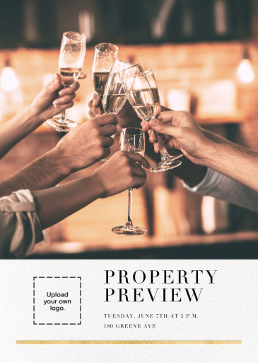 Underscore (Photo) - Open House Invitation by Paperless Post