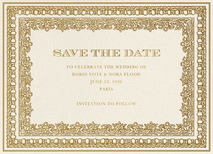 Grand Palais - Invitation by Ladurée