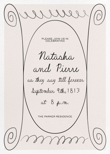 Storybook Scroll - Wedding Invitation by Paperless Post