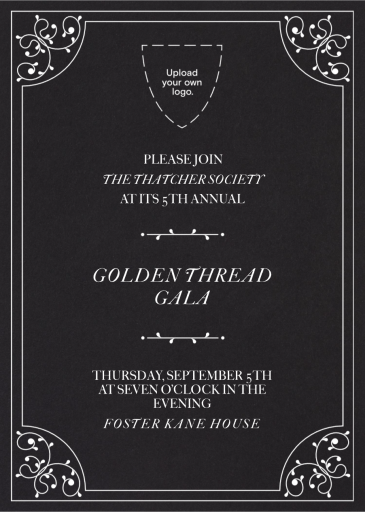 Corner Vine Decal (Customizable Template) - Business Event Invitation by Paperless Post