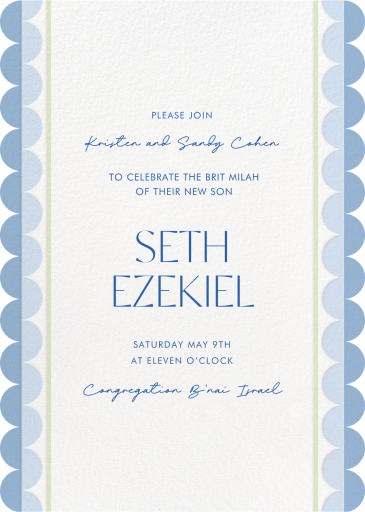Squiggle Edges - Religious Invitation by Paperless Post
