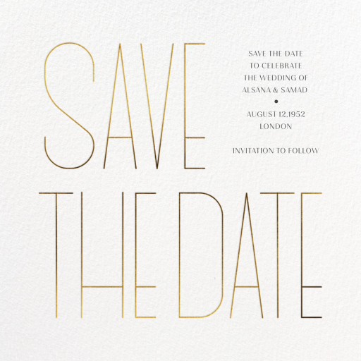 Grand News (Save the Date) - Save the Date by Paperless Post