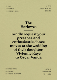 Ruche - Wedding Invitation by Goods Gang