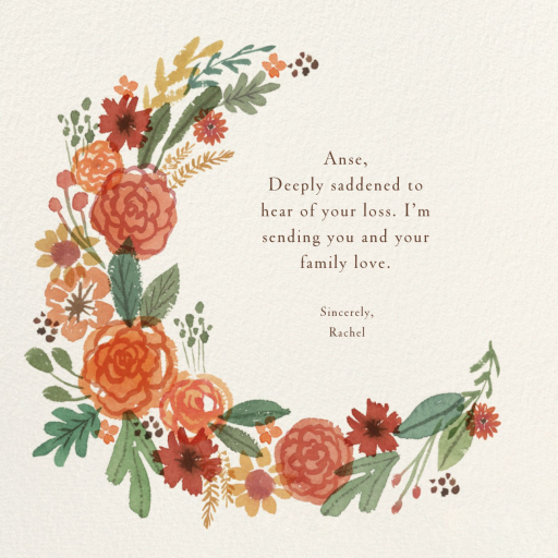 Autumn Garland - Greeting Card by Paperless Post