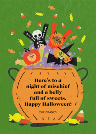 Candy Cauldron - Greeting Card by Paperless Post